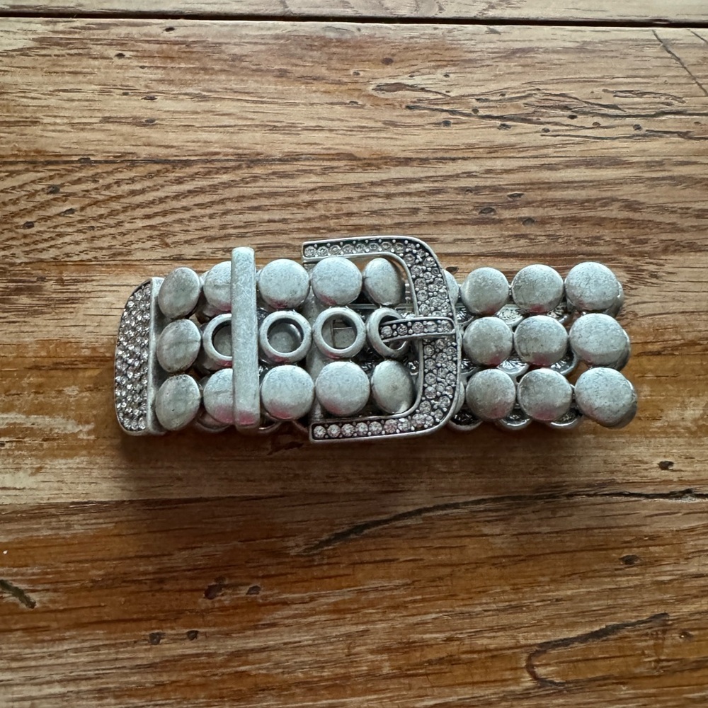 Premeir Designs Silver Studded Women's Bracelet